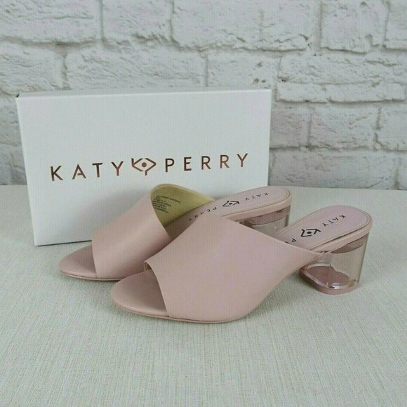 New Katy Perry The Landen Mules Sandals Pink 7 - Picture 2 of 11